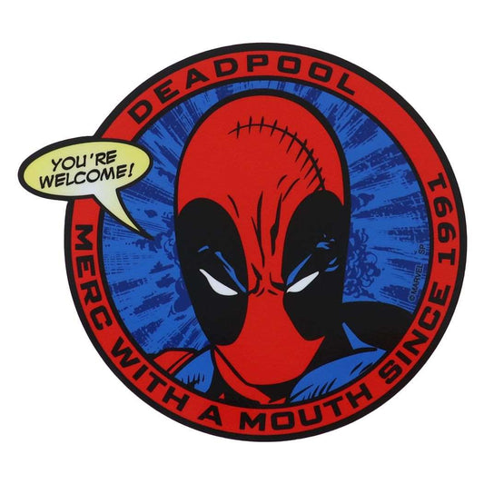 デッドプール ビッグシール アウトドアステッカー サークル MARVEL スモールプラネット