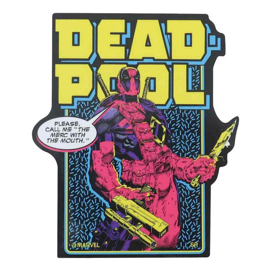 デッドプール ダイカットシール キャラクターステッカー ビッグロゴ MARVEL