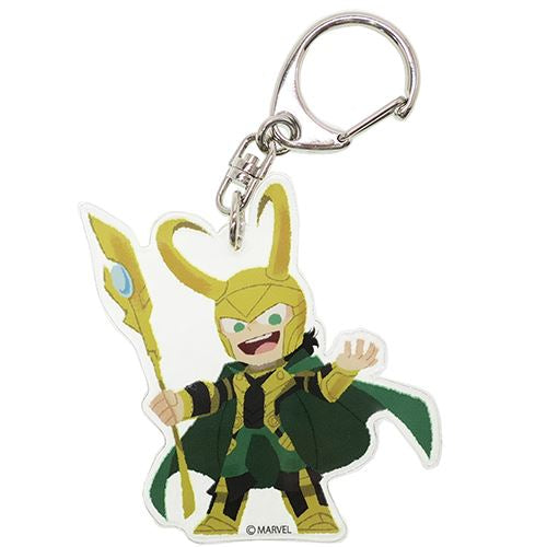 MARVEL GuRiHiru マイティーソー ロキ マーベル アメコミ キーリング キャラクター グッズ スモールプラネット バッグチャーム アクリ