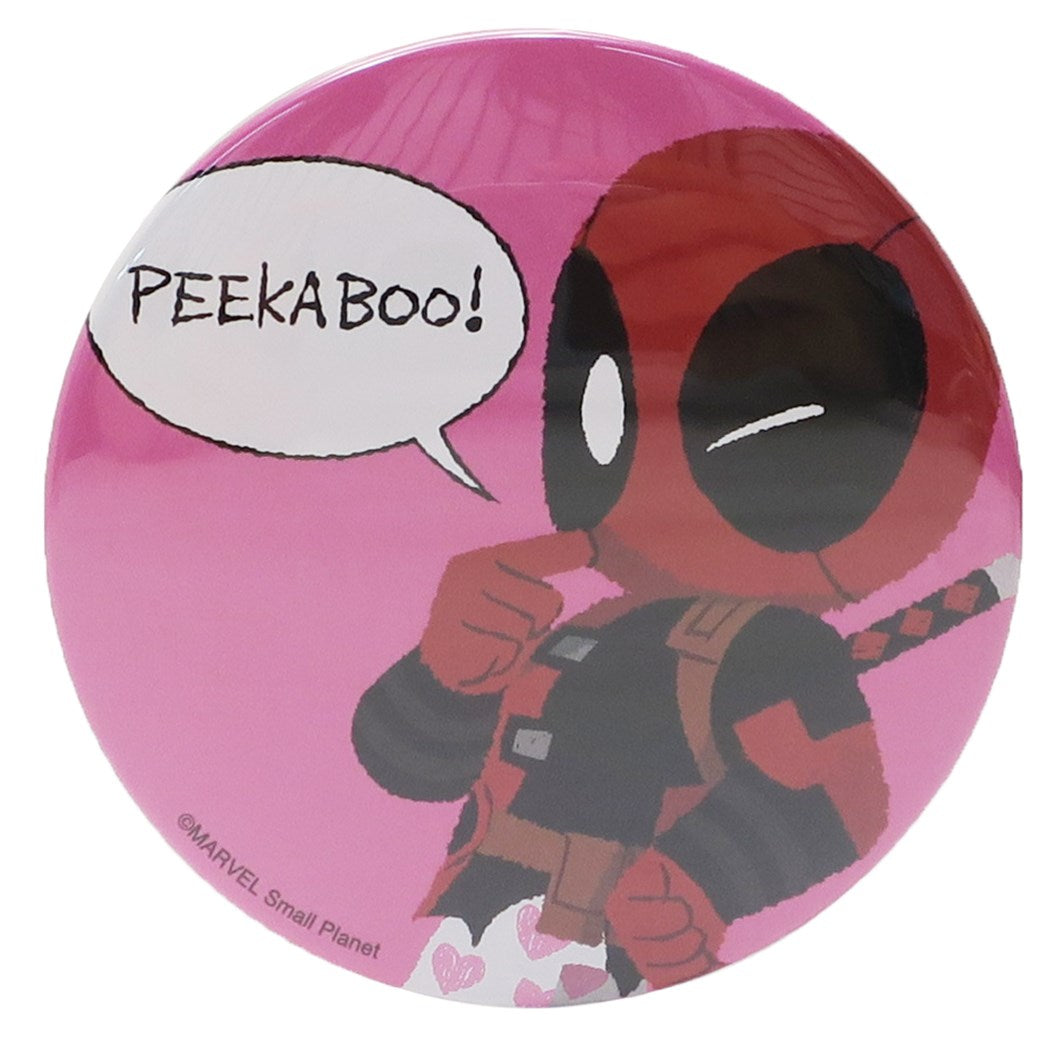デッドプール キャラ 缶バッジ 缶バッジ PEEK BOO MARVEL スモールプラネット バッヂ コレクター雑貨 映画キャラクター グッズセール
