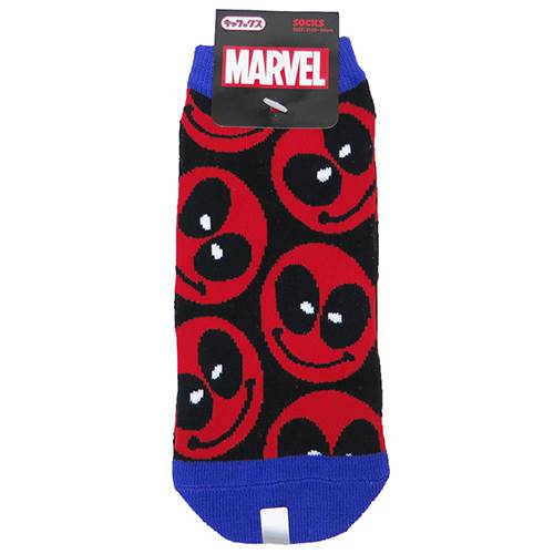 女性用靴下 デッドプール レディースソックス チラシ マーベル スモールプラネット プレゼント 男の子 女の子 ギフト