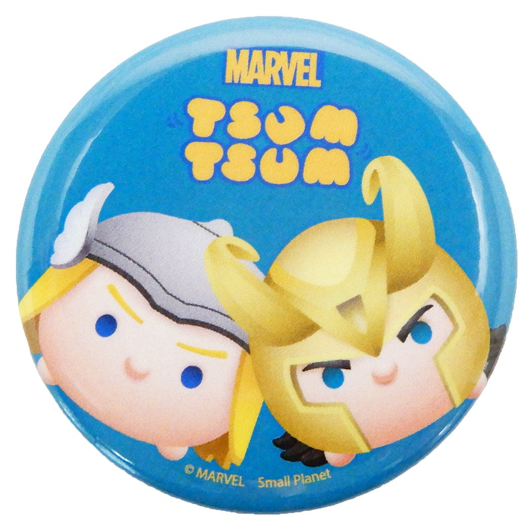 マイティソー ビッグ カンバッジ THOR＆ロキ マーベルツムツム 缶バッジ キャラクター グッズ プレゼント 男の子 女の子 ギフト