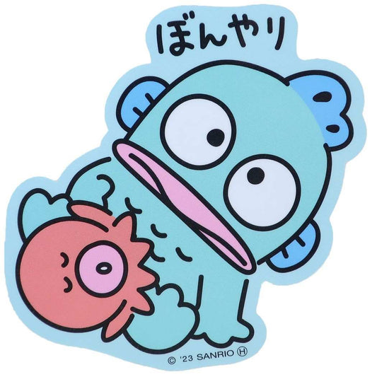 ハンギョドン サンリオ キャラクター ダイカットシール ダイカットビニールステッカー ぼんやり