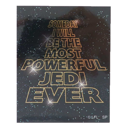 スターウォーズ ビッグシール ダイカットビニールステッカー JEDI EVER ゴールド STAR WARS スモールプラネット プレゼント