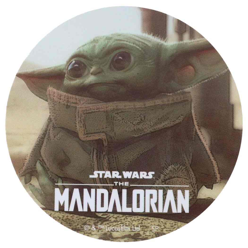 スターウォーズ キャラクターステッカー STAR WARS ダイカットシール キャラクター グローグー サークル