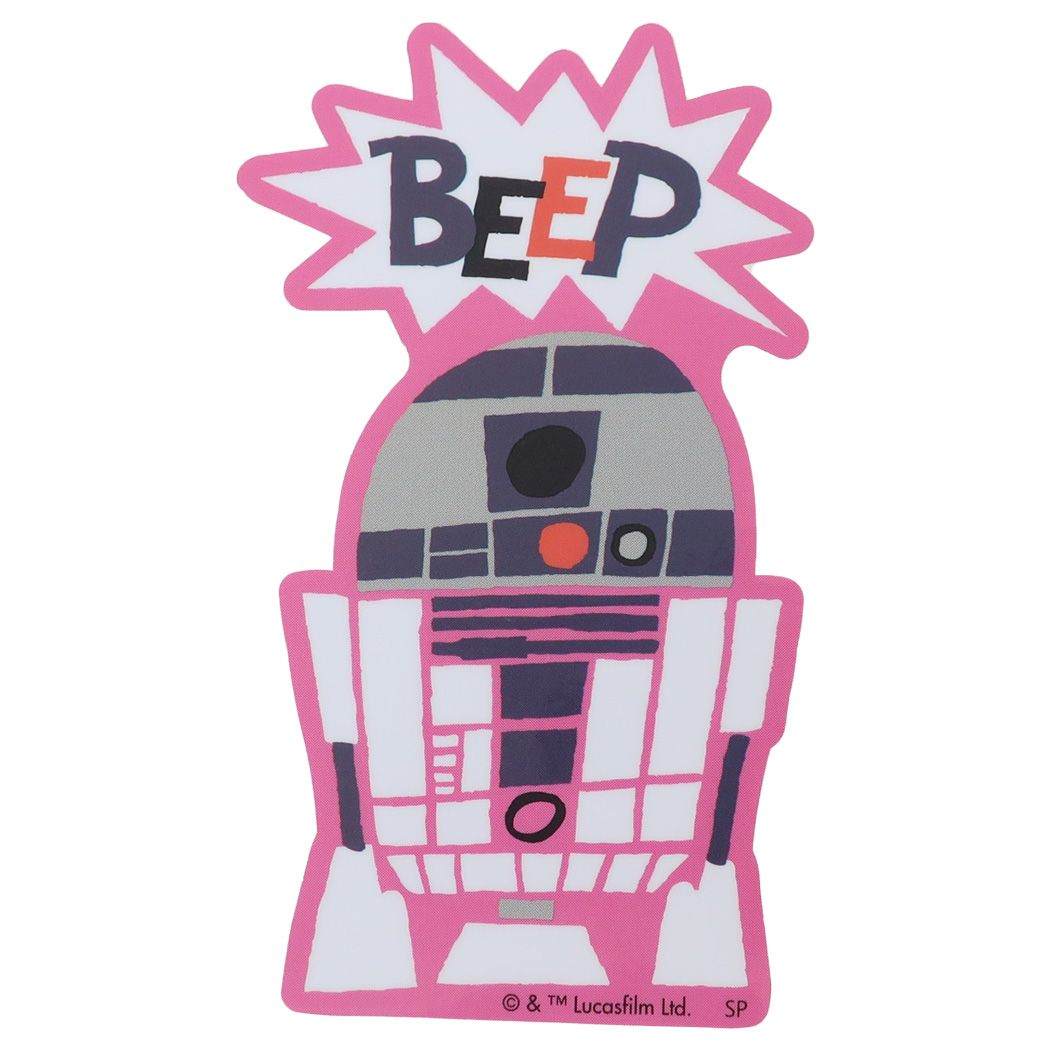 スターウォーズ グッズ ダイカットシール キャラクター キャラクターステッカー R2-D2 PK