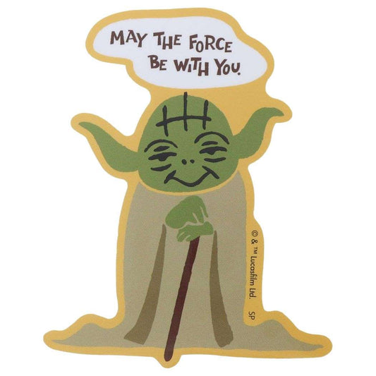 スターウォーズ STAR WARS キャラクター ダイカットシール キャラクターステッカー ヨーダ YE