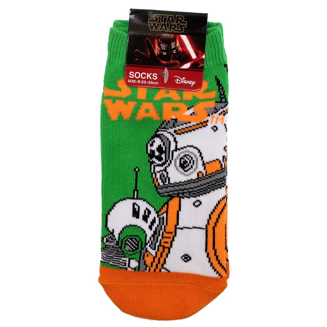 女性用 靴下 スターウォーズ スカイウォーカーの夜明け レディース ソックス BB-8＆D-0 STAR WARS スモールプラネット 23～25cm