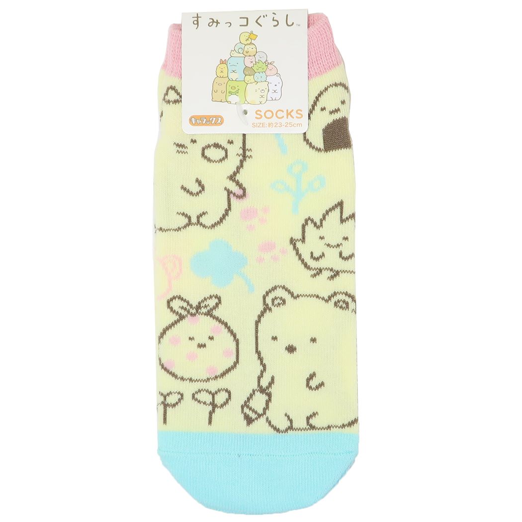 すみっコぐらし サンエックス キャラクター 女性用靴下 レディースソックス ナチュラル プレゼント 男の子 女の子 ギフト