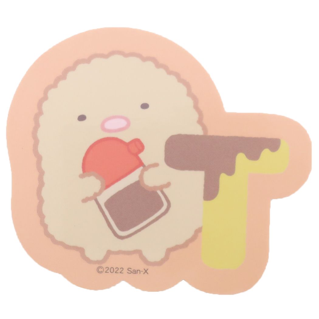 すみっコぐらし サンエックス キャラクター ビッグシール ダイカットビニールステッカー みんなあつまるんです とんかつ プレゼント 男