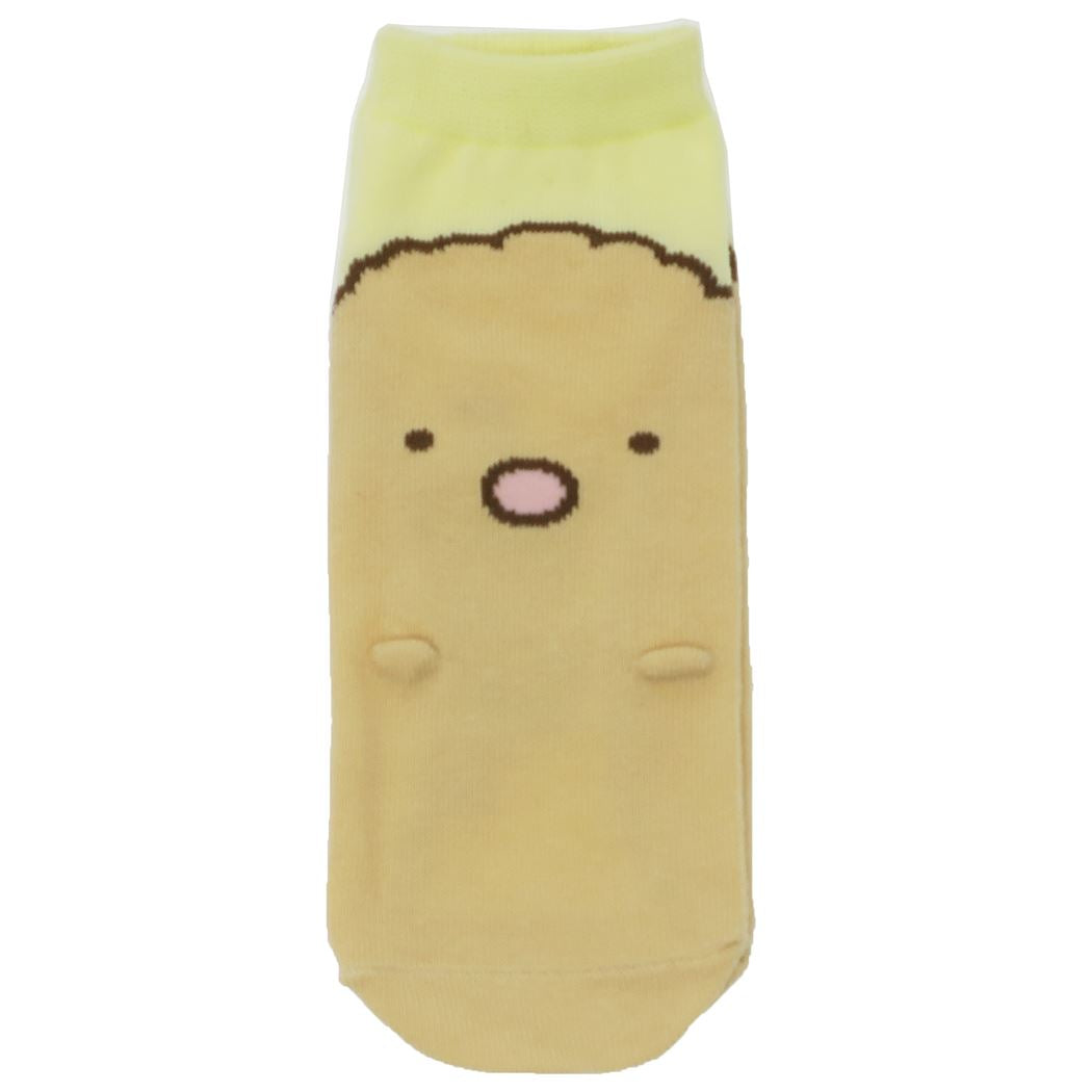 すみっコぐらし サンエックス かわいい 女性用靴下 キャラクター グッズ スモールプラネット とんかつ レディース手付きソックス プレゼント