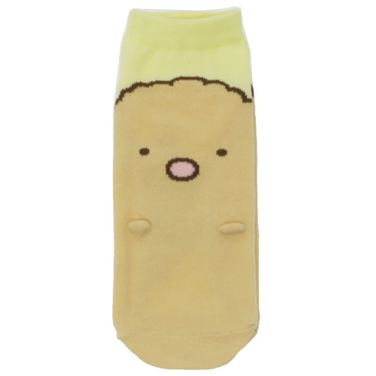 すみっコぐらし サンエックス かわいい 女性用靴下 キャラクター グッズ スモールプラネット とんかつ レディース手付きソックス プレゼント