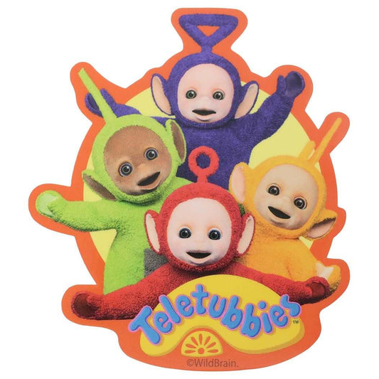 テレタビーズ キャラクター ダイカットシール キャラクターステッカー バンザイ