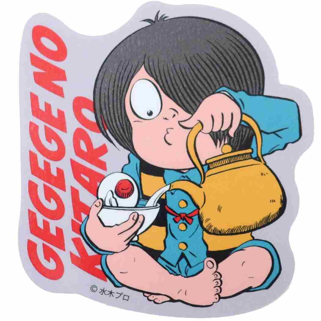 ゲゲゲの鬼太郎 グッズ ステッカー ダイカット ビニール アニメキャラクター ビッグ シール やかん プレゼント 男の子 女の子 ギフ