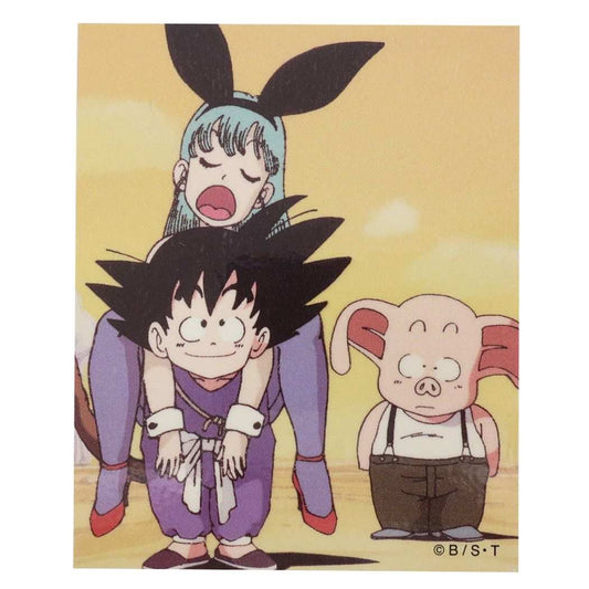 ドラゴンボール ビッグシール ダイカット ビニールステッカー 孫悟空、ブルマ、ウーロン スモールプラネット プレゼント 男の子 女の子