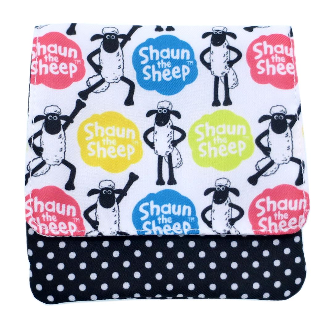 ひつじのショーン ギフト雑貨 キッズポシェット クリップポーチ キャラクター グッズ ロゴ プレゼント 男の子 女の子