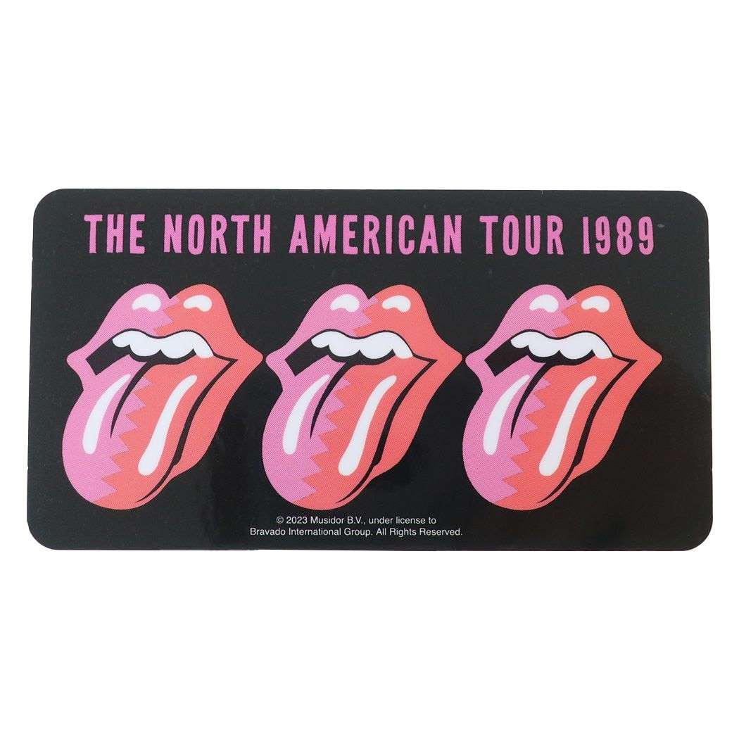 ダイカットシール ローリングストーンズ キャラクターステッカー TOUR 1989 スモールプラネット