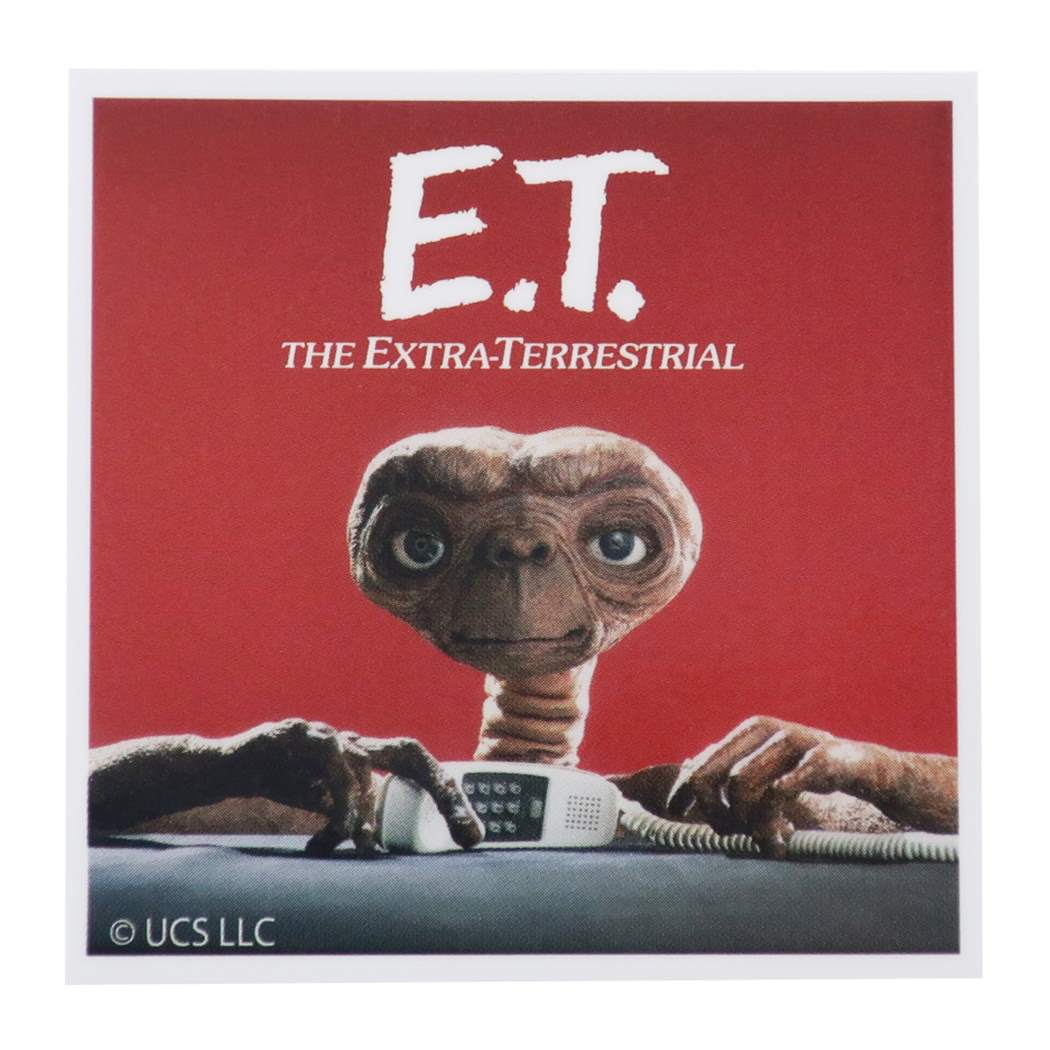 ビッグシール キャラクター E.T. ダイカット ビニール ステッカー テレフォン ユニバーサル映画 プレゼント 男の子 女の子 ギフ