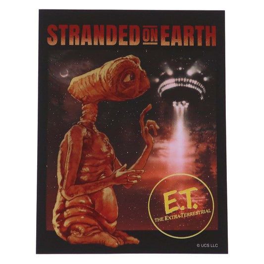 E.T. ビッグシール アウトドアステッカー 上陸 スモールプラネット