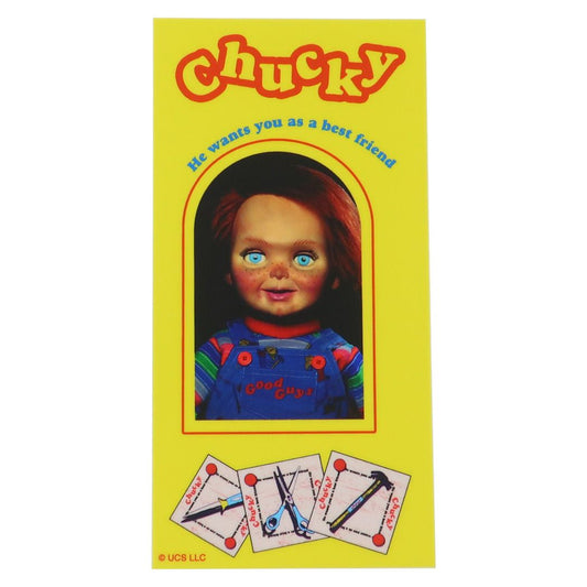 CHUCKY チャッキー 映画キャラクター ビッグシール アウトドアステッカー パッケージ