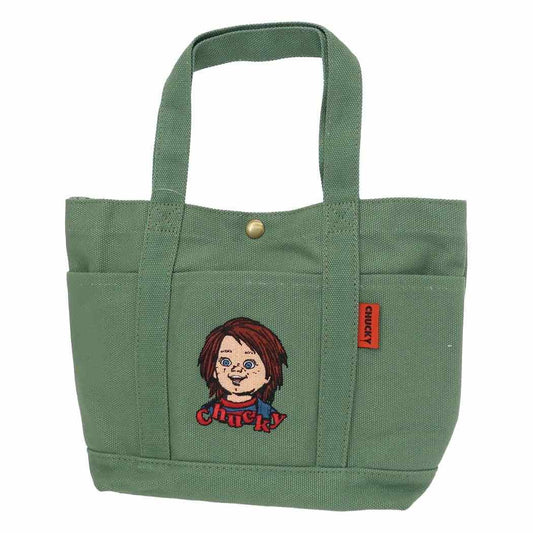 ランチバッグ CHUCKY チャッキー ヘビーウェイトミニバッグ フェイス ミニトート お弁当かばん