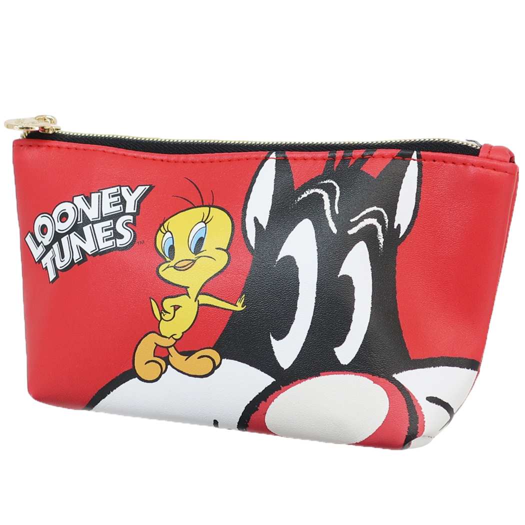 ルーニーテューンズ LOONEY TUNES キャラクター ペンケース 舟形ペンポーチ 仲良し プレゼント 男の子 女の子 ギフト