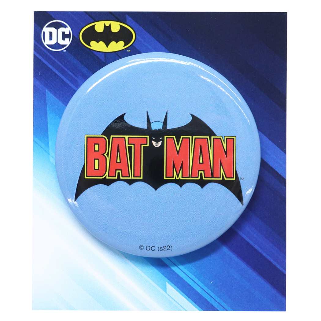 バットマン カンバッジ 缶バッジ ロゴ2 DCコミック キャラクター プレゼント 男の子 女の子 ギフト