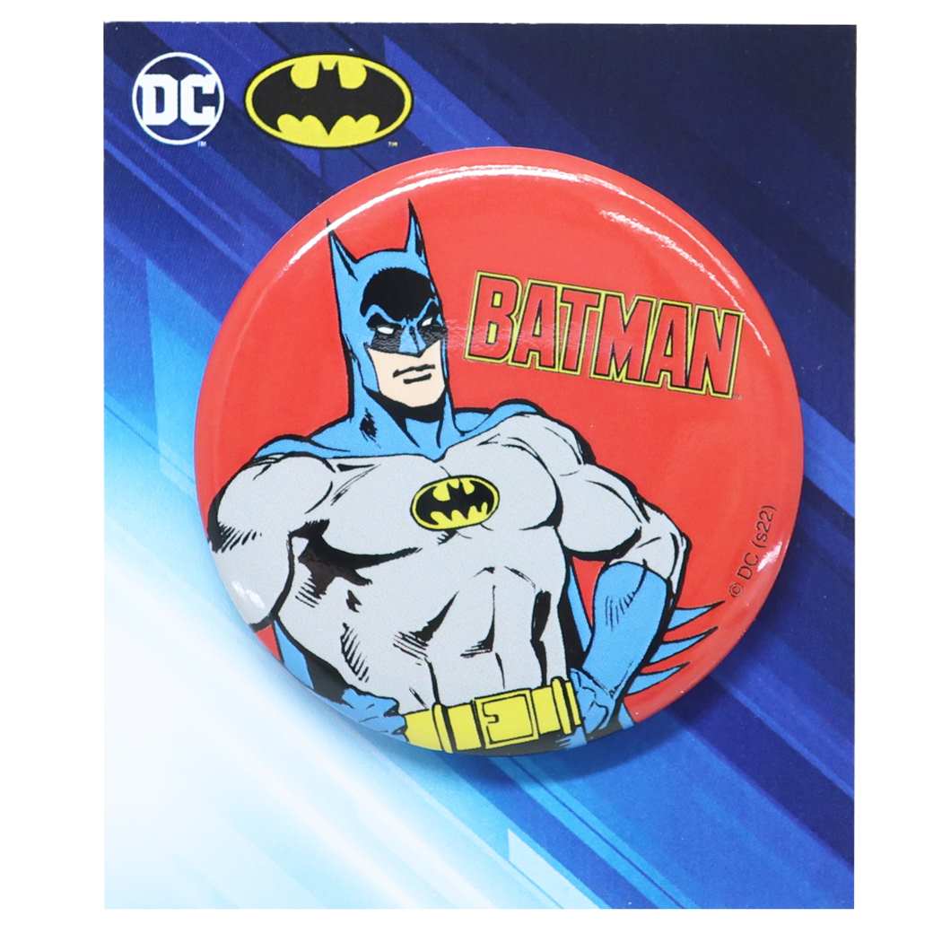 バットマン 缶バッジ カンバッジ BATMAN DCコミック スモールプラネット プレゼント 男の子 女の子 ギフト