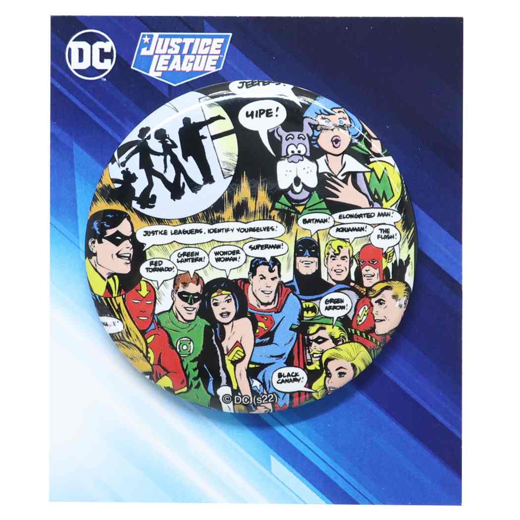 缶バッジ ジャスティスリーグ カンバッジ DCコミック 集合2 プレゼント 男の子 女の子 ギフト