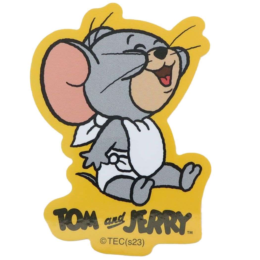 トムとジェリー キャラクターステッカー ワーナーブラザース ダイカットシール キャラクター にっこりタフィー