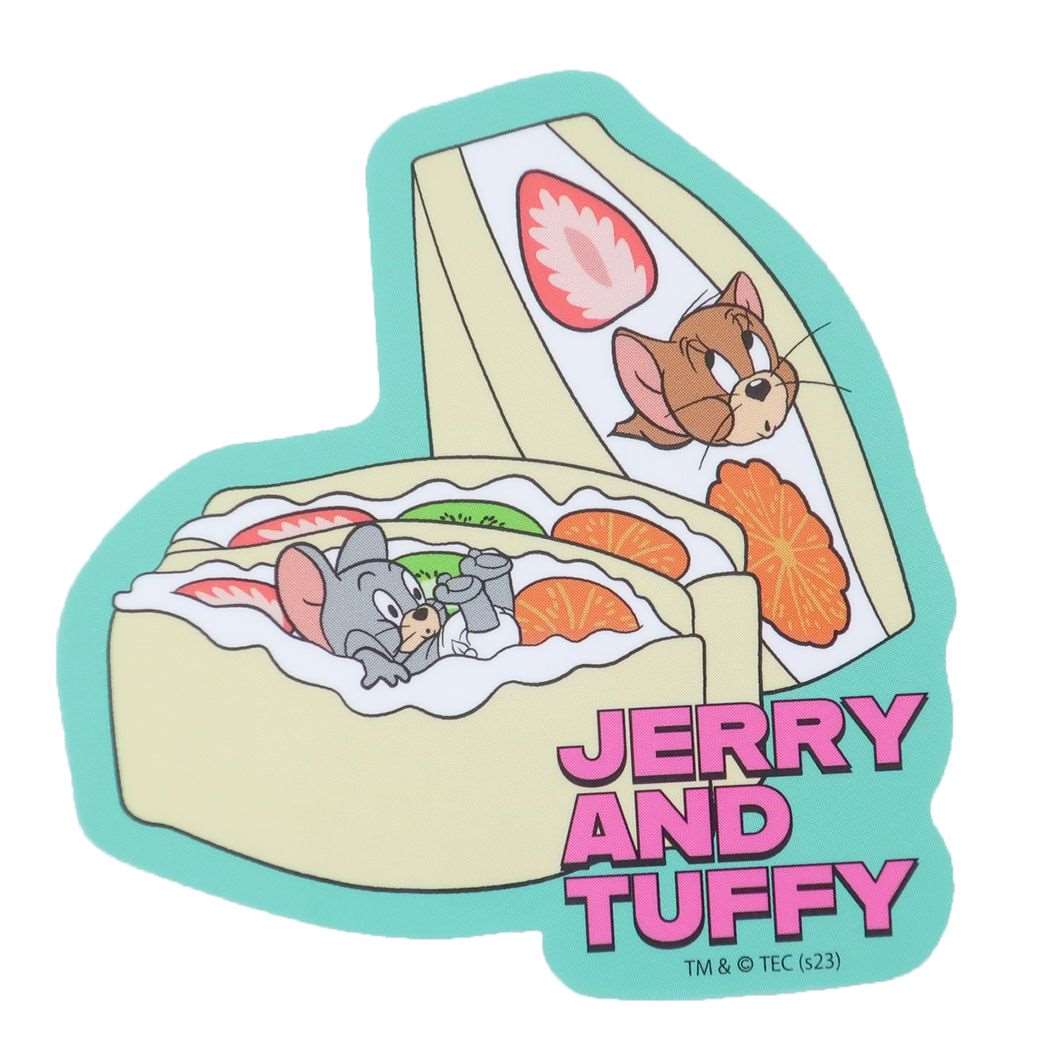 トム＆ジェリー キャラクター キャラクターステッカー ダイカットシール フルーツサンド ワーナーブラザース