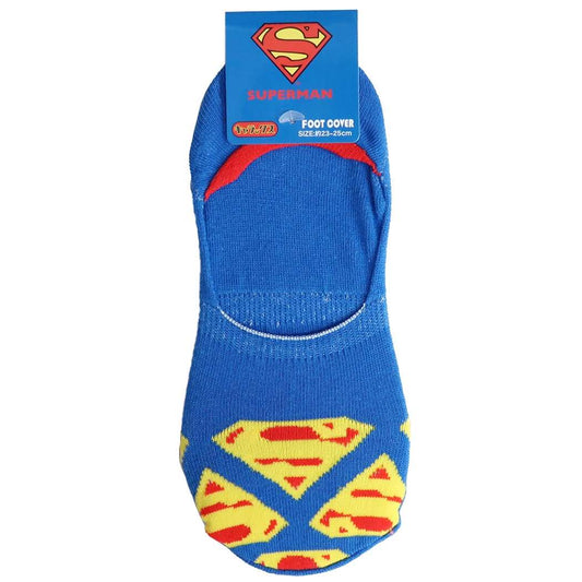 スーパーマン レディース フットカバーソックス 女性用 靴下 ロゴ DCコミック グッズ キャラクター プレゼント 男の子