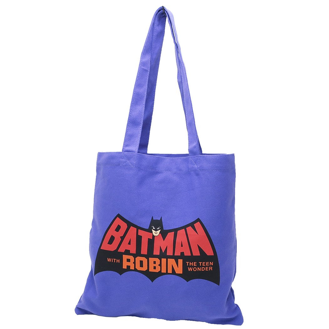 トートバッグ バットマン カラートート パープル DCコミック スモールプラネット 34×34cm プレゼント 男の子 女の子 ギフト
