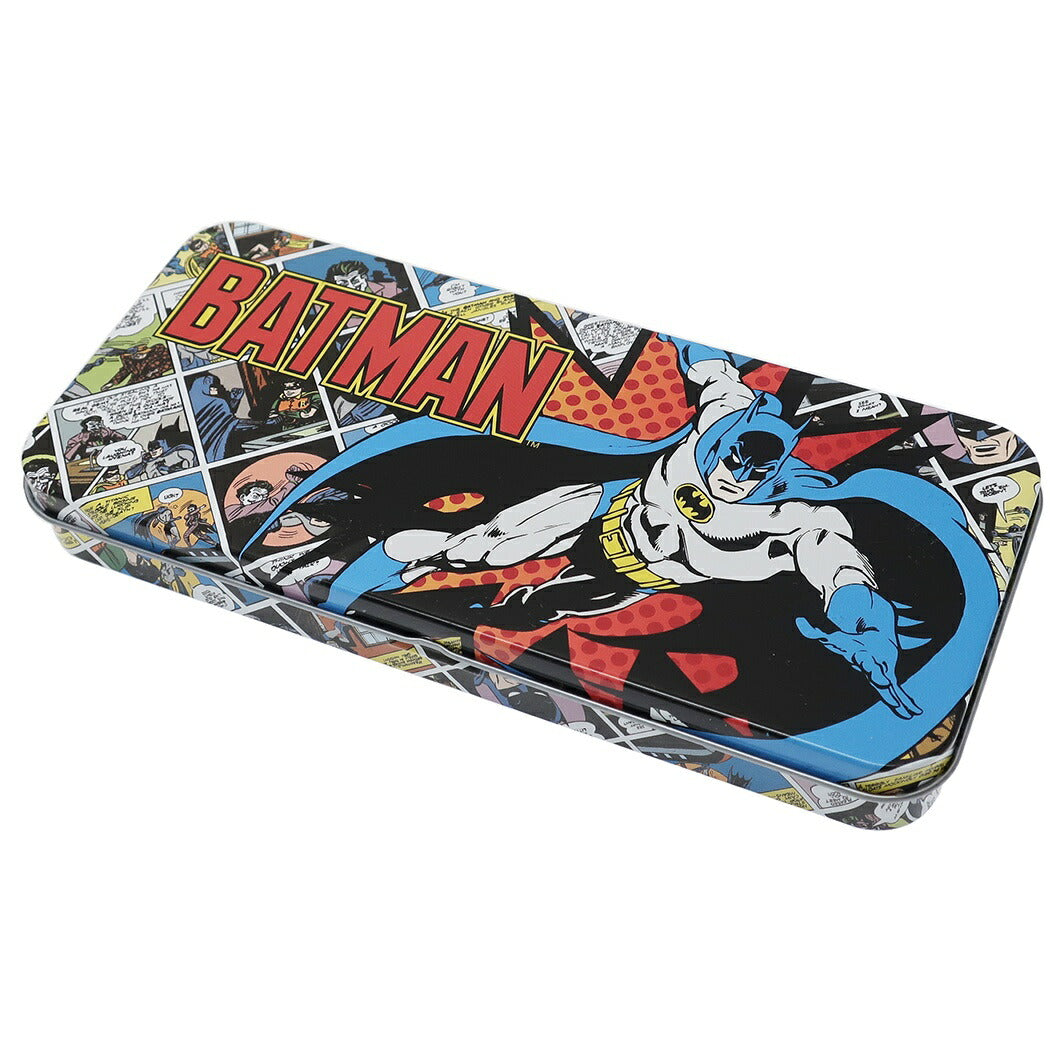 バットマン DCコミック グッズ 缶ペンケース キャラ カンペン コミック スモールプラネット プレゼント 男の子 女の子 ギフト