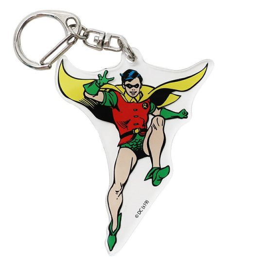 ダイカット アクリルキーホルダー バットマン キーリング DCコミック ロビン バッグチャーム ギフト雑貨 プレゼント 男の