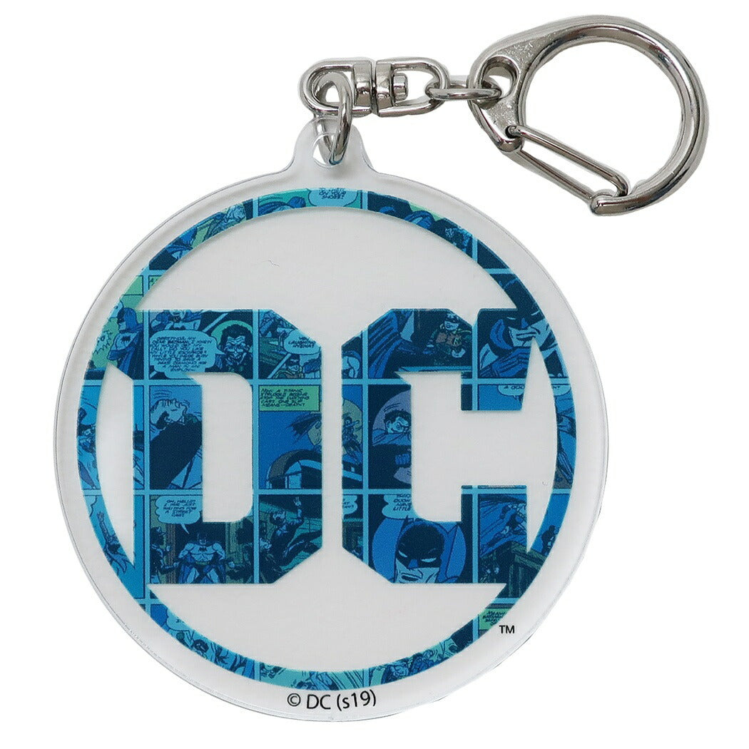 バットマン キーリング ダイカット アクリルキーホルダー DCロゴ DCコミック グッズ プレゼント 男の子 女の子 ギフト