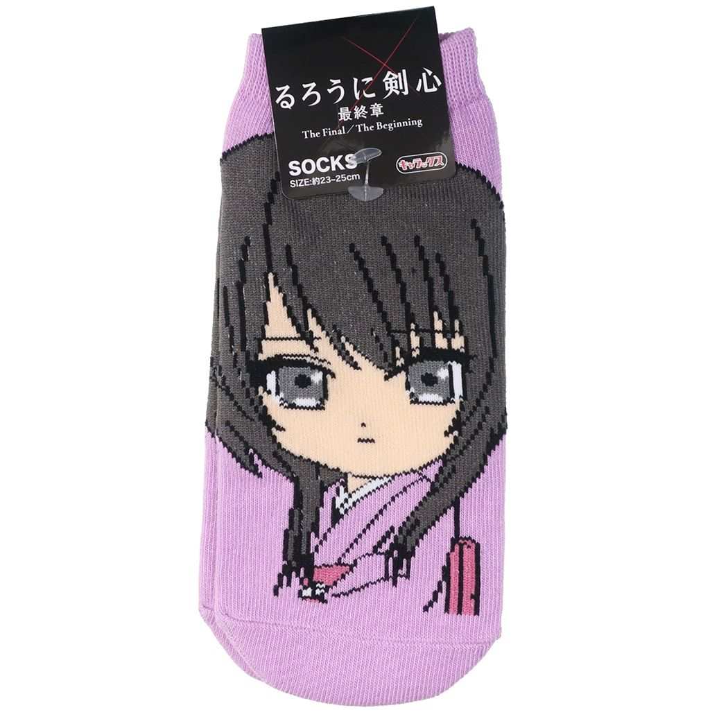 るろうに剣心 最終章 少年ジャンプ キャラクター 女性用 靴下 レディース ソックス 雪代巴 プレゼント 男の子 女の子 ギ