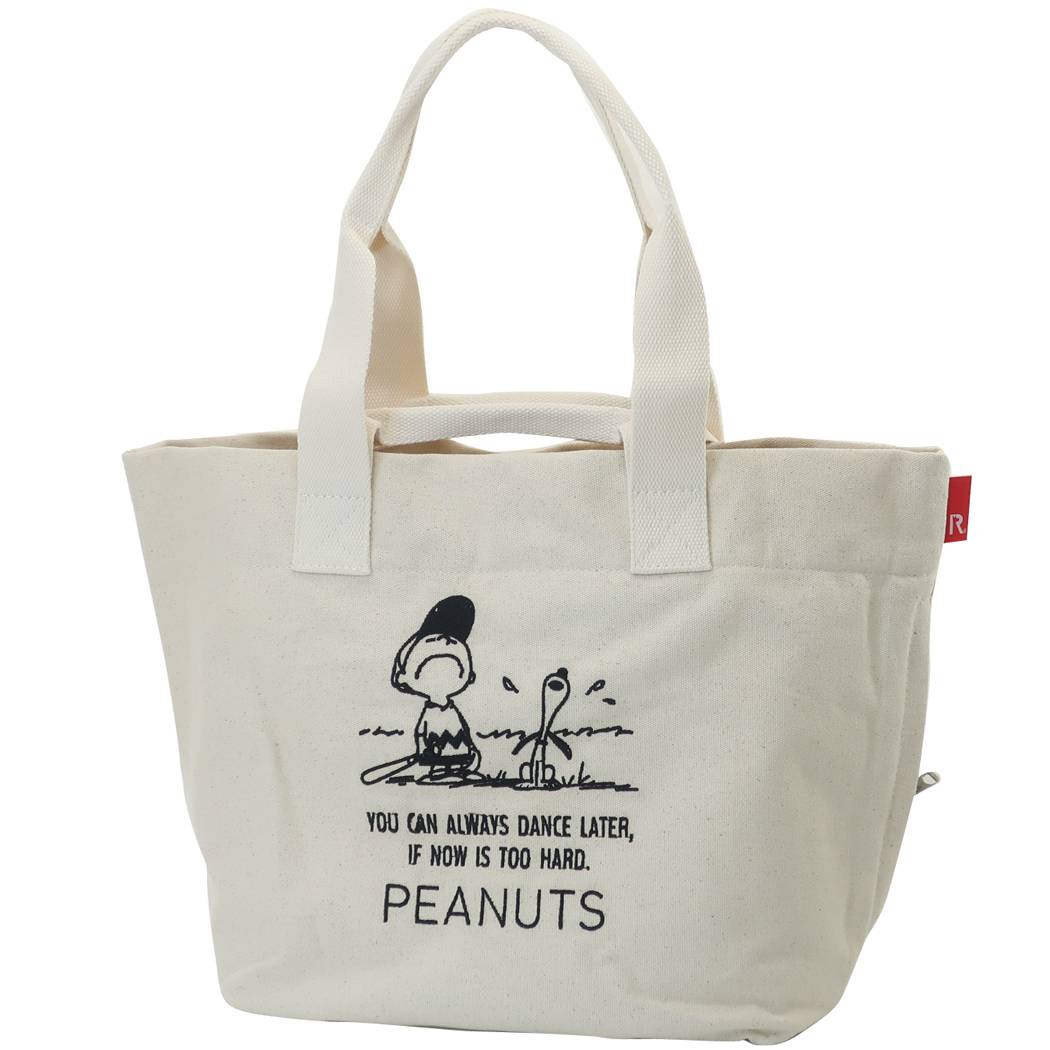 スヌーピー トートバッグ IP MEDIUM 2wayハンドル ベースボール ピーナッツ ROOTOTE Vintage PEANUTS ミディアムバ