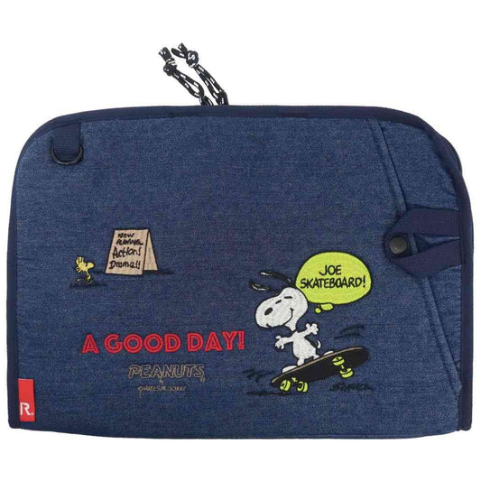 スヌーピー IP Pimotte ピモッテ ノート型PC用トート タブレットケース Navy ピーナッツ プレゼント 男の子 女の子