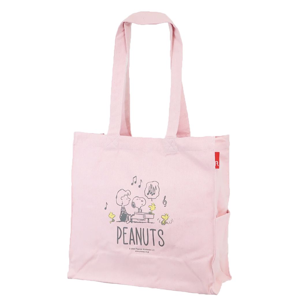 スヌーピー トートバッグ IP．ミディアムBOX．PEANUTS－8C BOX型トート Sakura ピーナッツ ルートート