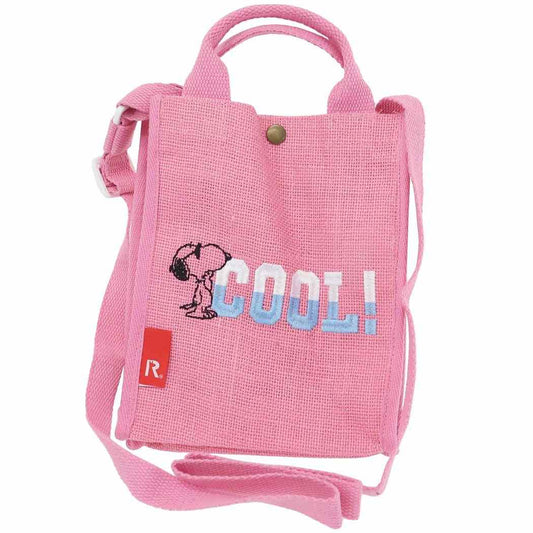 スヌーピー グッズ ショルダーバッグ キャラクター IP.BR.ジュート.PEANUTS-8H ミニマムバッグ COOL！