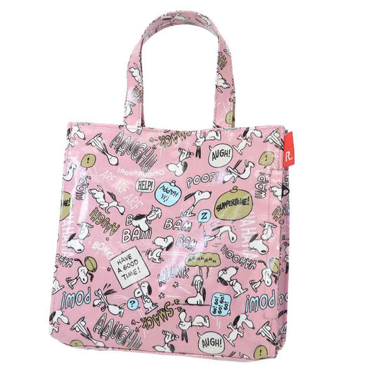 スヌーピー IP.スクエアLami.Peanuts-8M SQUARE ミニトート ピーナッツ ミニバッグ キャラクター Pink