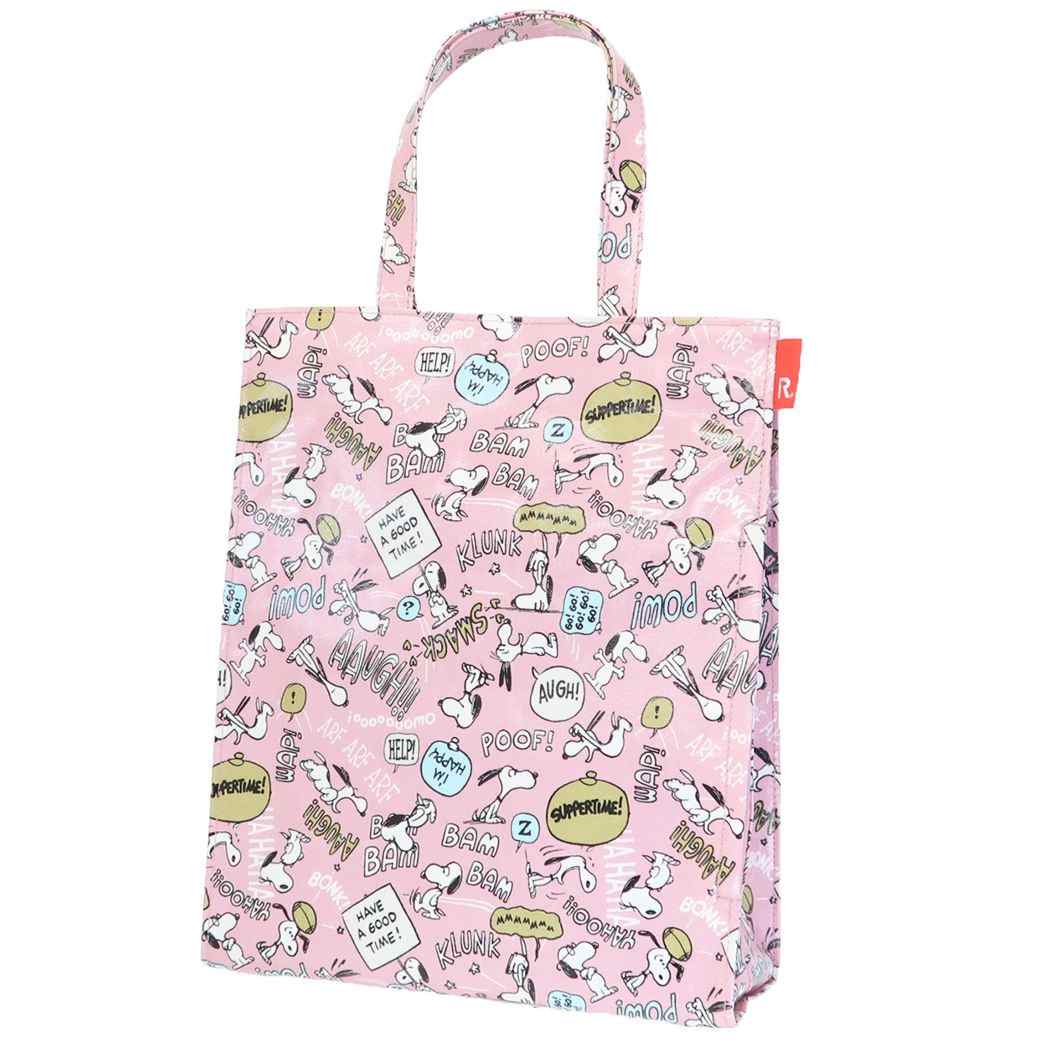 スヌーピー キャラクター トートバッグ IP.A4.Lami.Peanuts-8M A4トート Pink ピーナッツ
