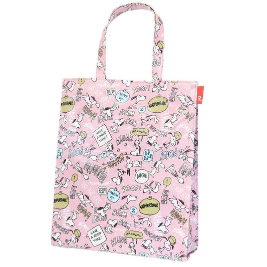 スヌーピー キャラクター トートバッグ IP.A4.Lami.Peanuts-8M A4トート Pink ピーナッツ