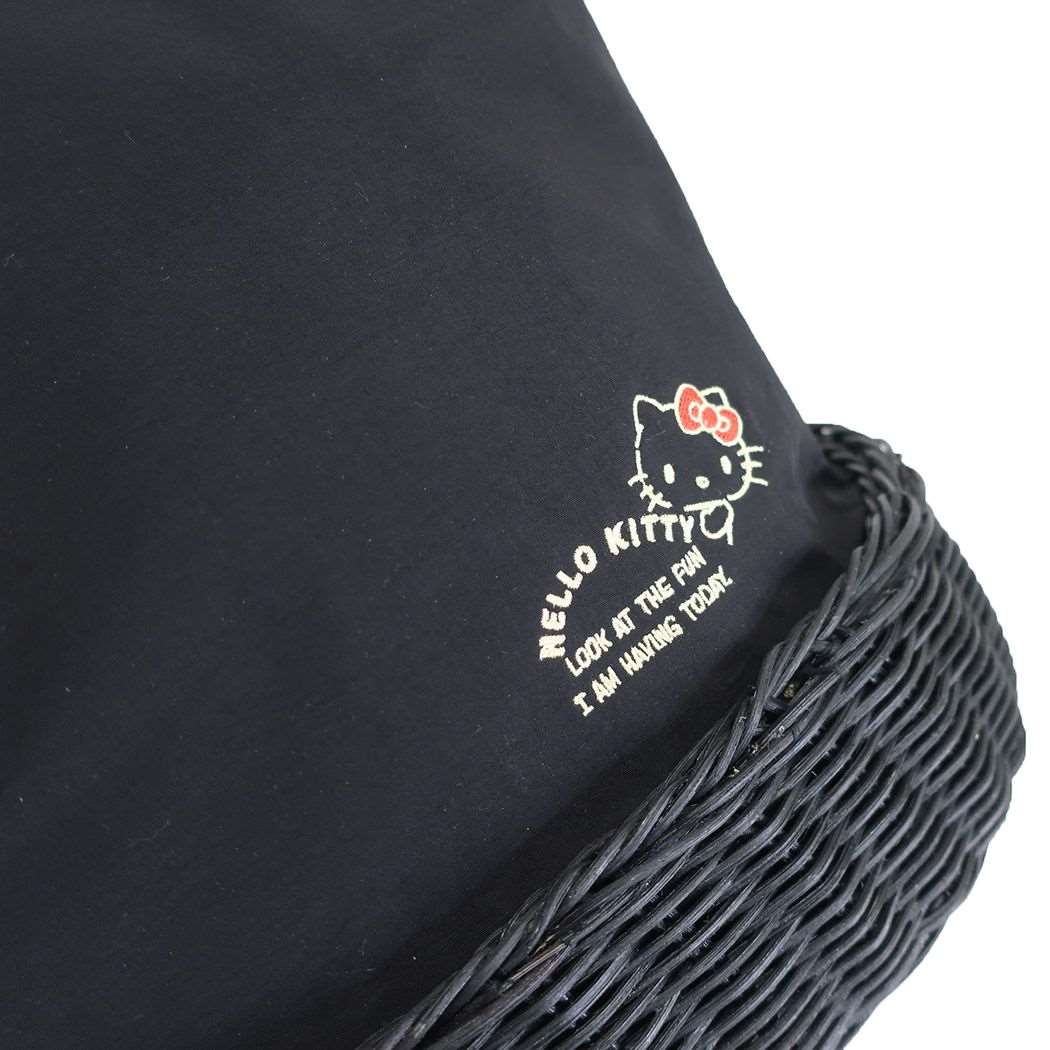 ハローキティ IP.MED2way.スロース MEDIUM トートバッグ ショルダーバッグ ブラック/BLACK サンリオ キャラクター