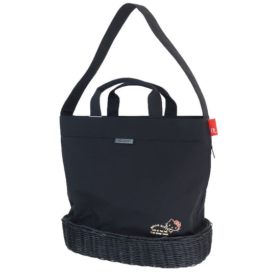 ハローキティ IP.MED2way.スロース MEDIUM トートバッグ ショルダーバッグ ブラック/BLACK サンリオ キャラクター
