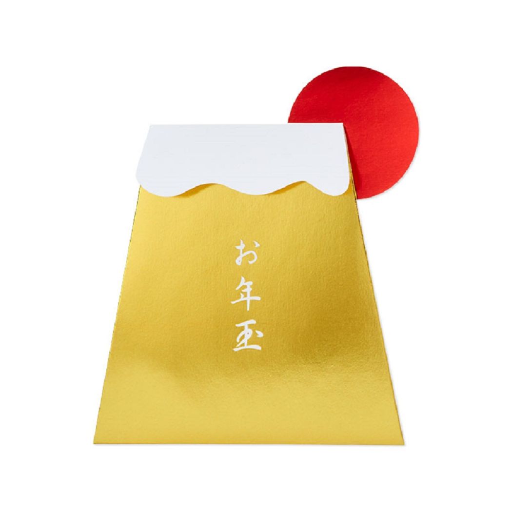 ぽち袋 お年玉ポチ袋3枚セット 富士箔