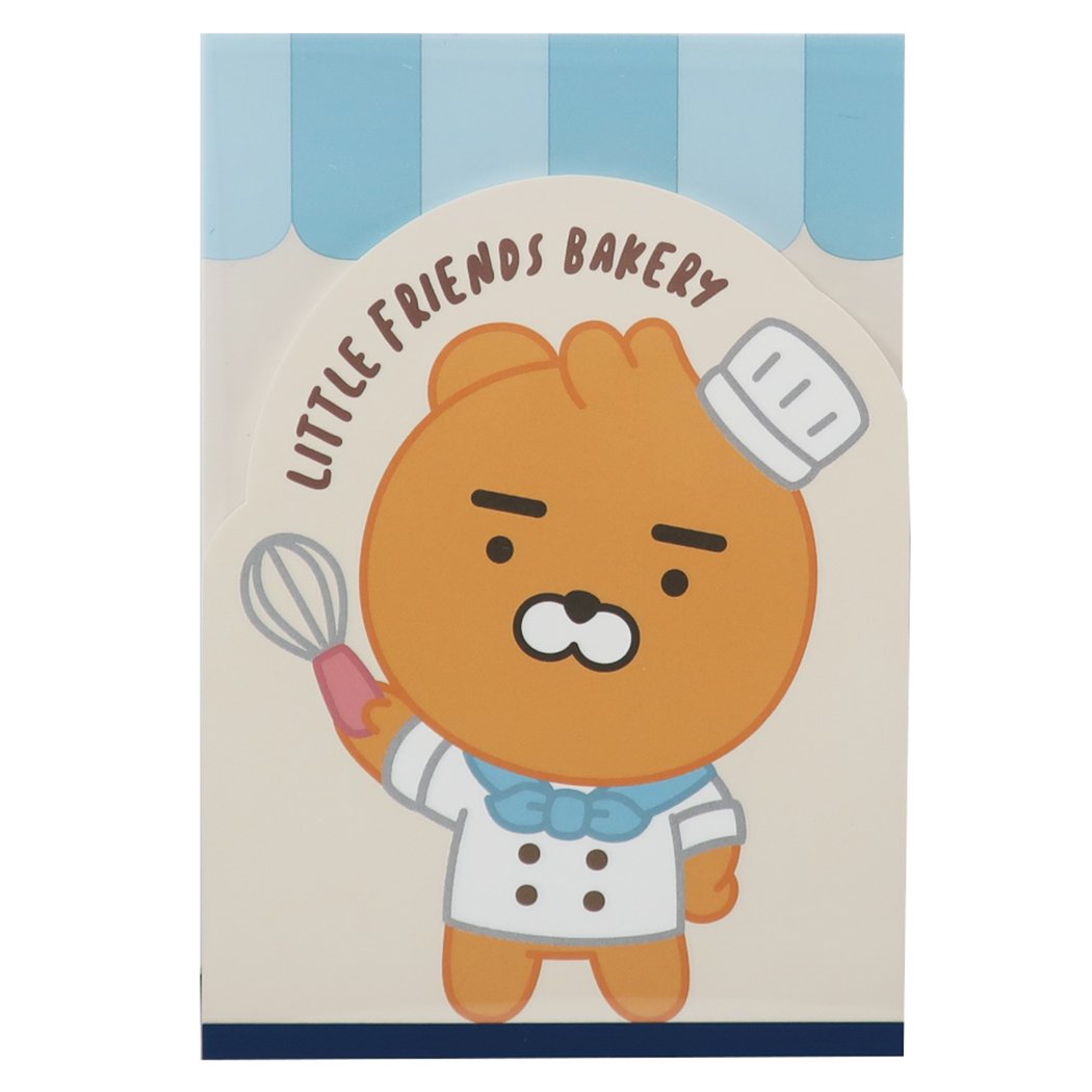 カカオフレンズ キャラクター メモ帳 A6 ダイカットメモ ベーカリー KAKAO FRIENDS グッズ プレゼント 男の