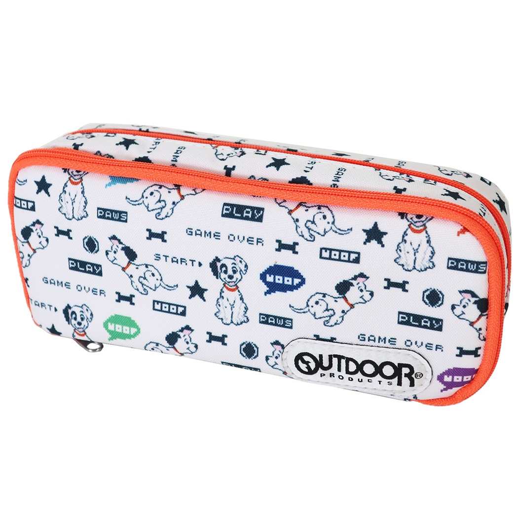 筆箱 101匹わんちゃん×OUTDOOR ツインファスナー BOX ペンケース ディズニー ペンポーチ キャラクター プレゼント 男の