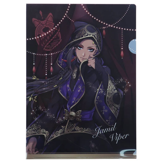 ツイステ グッズ ツイステッドワンダーランド キャラクター A4 シングル クリアファイル 式典服 ジャミルバイパー クリアフォルダー サンスター文具